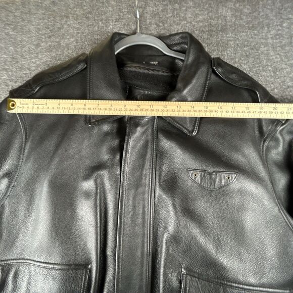 Oxford Leather Shop Type A-2 Flight Bomber Jacket Men's Sz 50 XL USAF Insulated - Picture 10 of 13